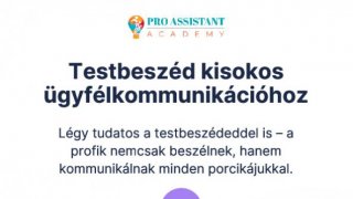 Testbeszéd kisokos ügyfélkommunikációhoz